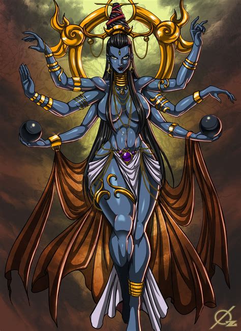 Goddess By Osmar Shotgun On Deviantart Goddess Art Kali Goddess Goddess Artwork