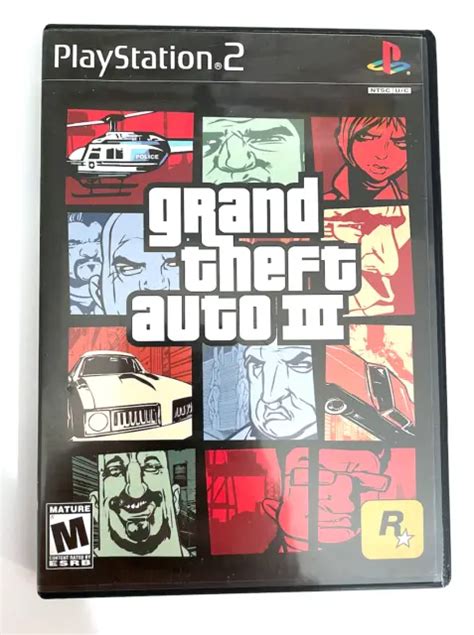 Grand Theft Auto Iii Playstation 2 Ps2 Game Gta 3 Game Tested Working