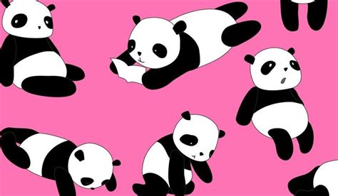 Aesthetic Lock Screen Cute Kawaii Panda Wallpaper Image Page 1