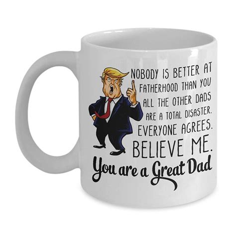 Funny Great Dad Donald Trump Coffee Mugs Handgrip Ceramic Cup Coffee