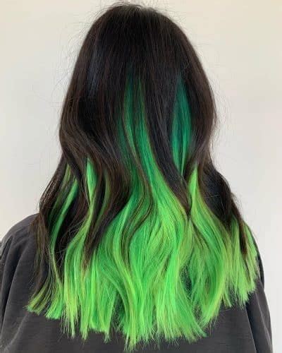 Looking For Some Green Hair Inspiration Whether You Like Emerald Green