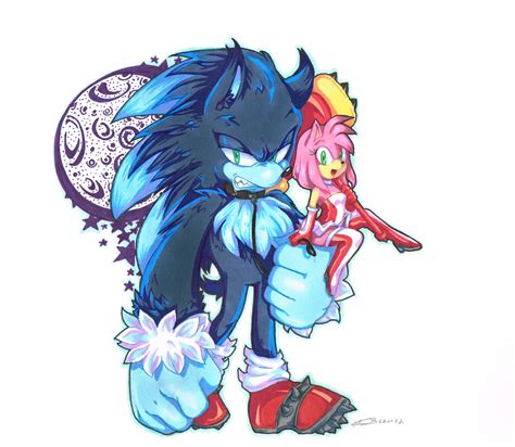 Werehog And Amycolour By F Sonic On Deviantart