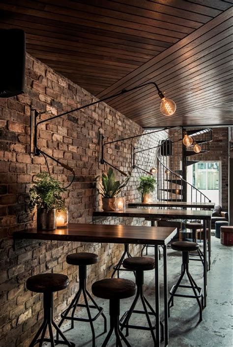 Donnys Bar Industrial Design With Rustic Accents By Luchetti Krelle