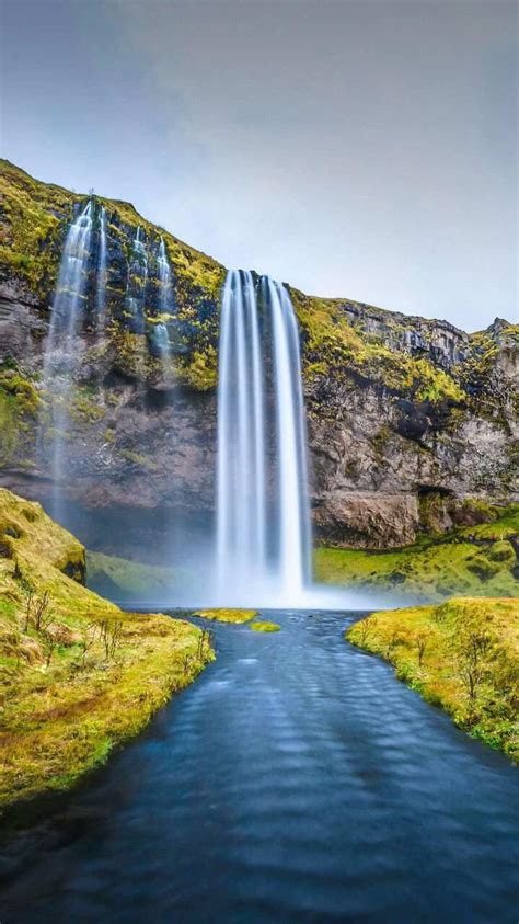 Beautiful Iceland Waterfall Iphone Wallpaper Iphone Wallpapers