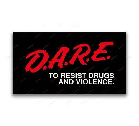 Dare To Resist Drugs And Violence Svg Png Graphic — Drypdesigns