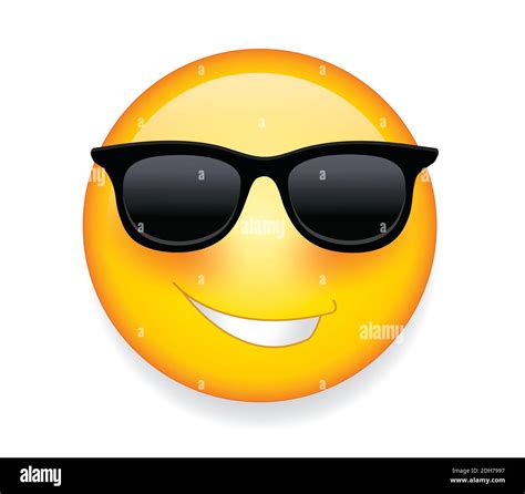 Royalty Free Emoji Svg Shades Emoticon Smiley Face W Sunglasses