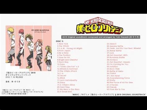 Boku No Hero Academia 2018 Original Soundtrack Full Season 3 And