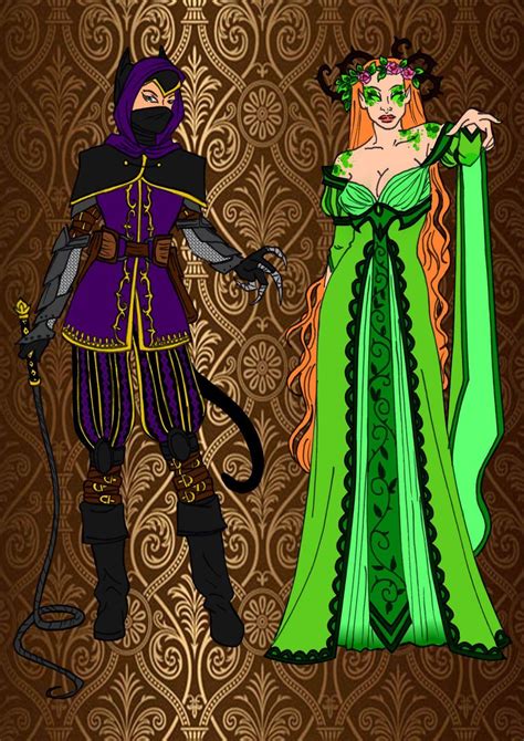 Medievalcatwoman And Poison Ivy Catwoman Poison Ivy Poison Ivy Comic