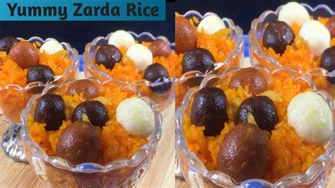जाफ़रानी मीठे ज़र्दा चावल Yummy Zarda Rice Zafrani Zarda Sweet