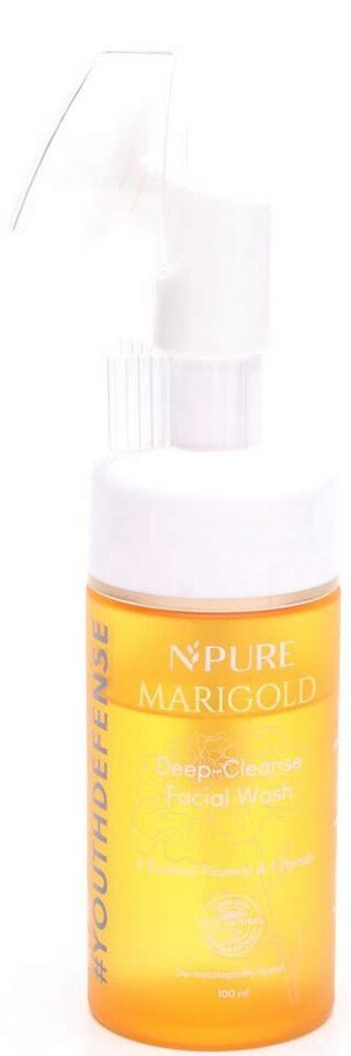 Npure Marigold Deep Cleanse Facial Wash Ingredients Explained