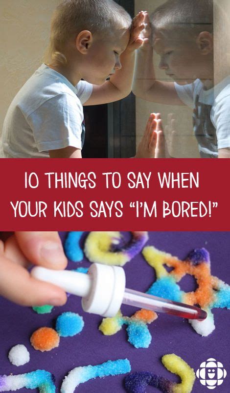 10 Things To Say When Your Kid Says Im Bored Cbc Parents Kids
