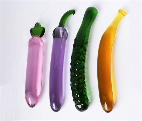 Vegan Glass Wand Dildo Sex Toy Eggplant Banana Cucumber Etsy Uk