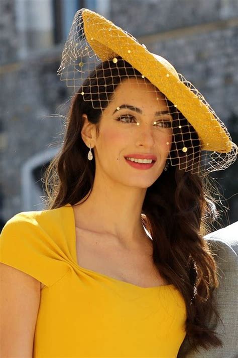 If you're off to a wedding this season and want to take some inspiration from amal and kate's yellow looks then why not try these high street. Hats Off to the 7 Most Fashionable Fascinators from the ...