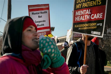 Kaiser Mental Health Workers Signal Strike In California Calmatters