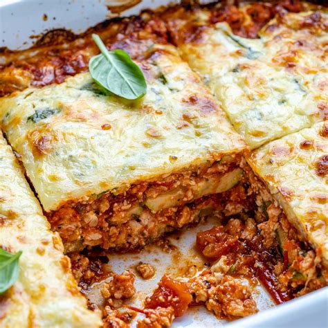 Low Carb Zucchini Lasagna Clean Food Crush