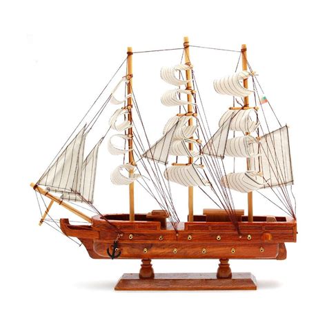 157 Large Wood Model Ship Fathers Day T Large Hand Etsy In 2021