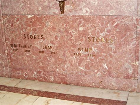 Grave Site Of Willie Flukey Stokes And Willie The Wimp Stokes A