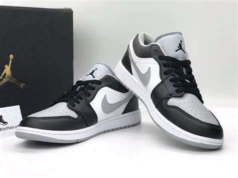 Giày Nike Air Jordan 1 Low Shadow Grey Toe Khogiaythethaovn™
