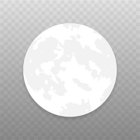 Planet In Space Realistic Moon Vector Stock Illustration 29920578