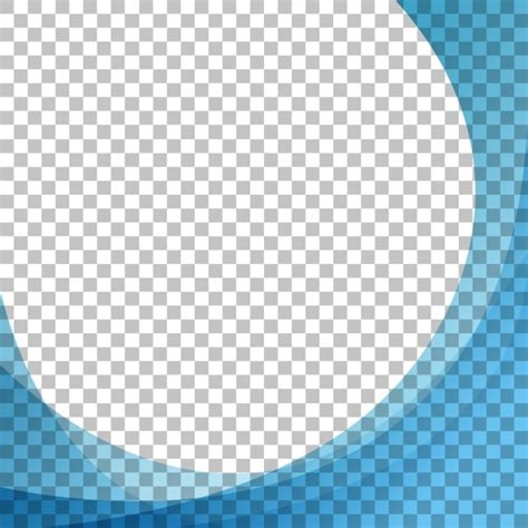 Blue Gradient Wave Background Pattern Circle Geometric Shapes Png