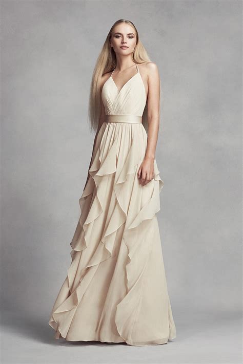 First choose your fabric, then choose from up to 45 colors, then finally customize the neckline for a unique yet. 15 Champagne Bridesmaid Dresses That Your Girls Will Love ...
