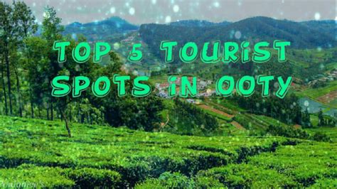 Top 5 Tourist Spots In Ooty Best Places To Visit In Ooty Youtube