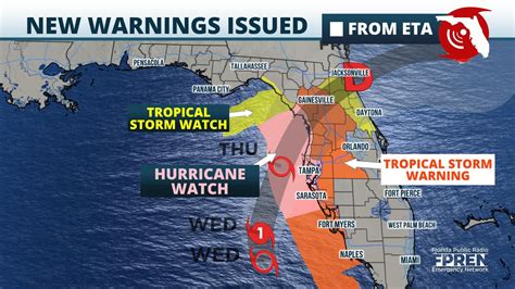 Eta Weakens To Tropical Storm Surge Warnings Continue Wjct News