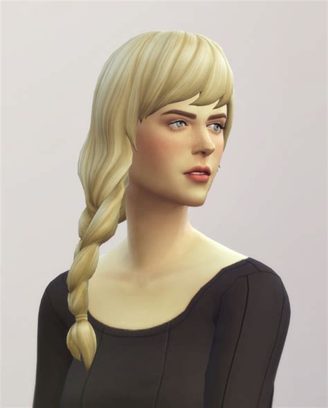 Sims 4 Maxis Match Finds — Mystickylightcolor Braid Fishtail And Strait