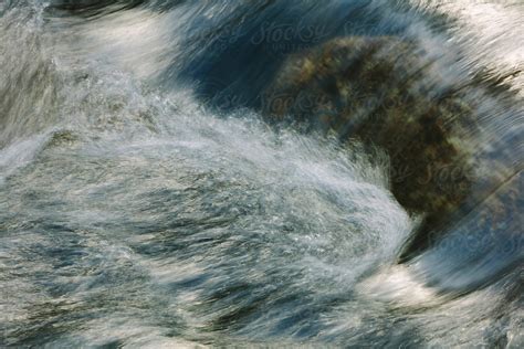 River Water Abstract Long Exposure By Stocksy Contributor Rialto