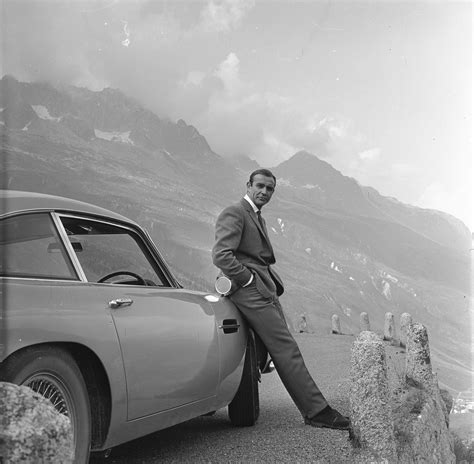 Connery Aston Db5 Alps James Bond Style Sean Connery James Bond