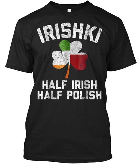 Irishki Half Irish Half Polish Shamrock Products