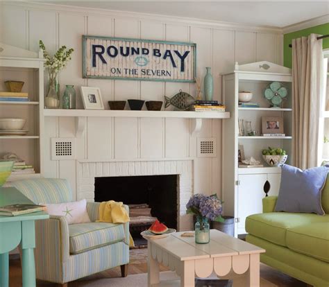 20 chic coastal living rooms. Funky Art Queen: Vintage Beach Decor