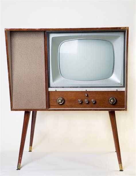 Homemade Black And White Tv Acmi Collection Vintage Television From