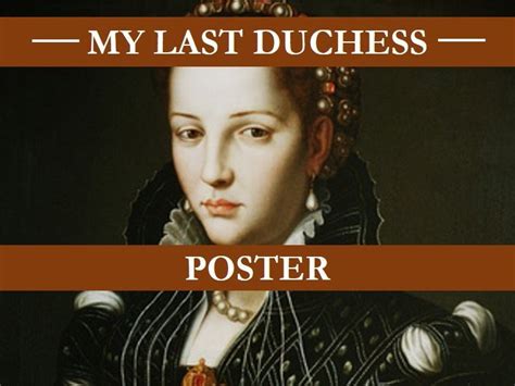 My Last Duchess Poster Teaching Resources English Posters Poster