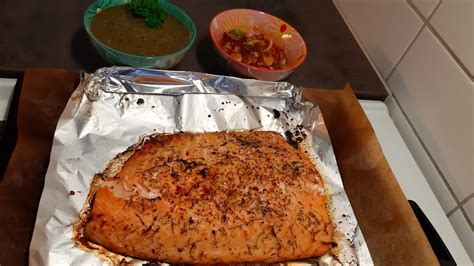 Bake the salmon in the oven, 14 to 18 minutes or until the salmon flakes easily with a fork. How To Cook Salmon In The Oven | Easy And Healthy Salmon ...