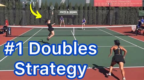 Copy This Doubles Strategy Win A Lot More Tennis Matches Youtube