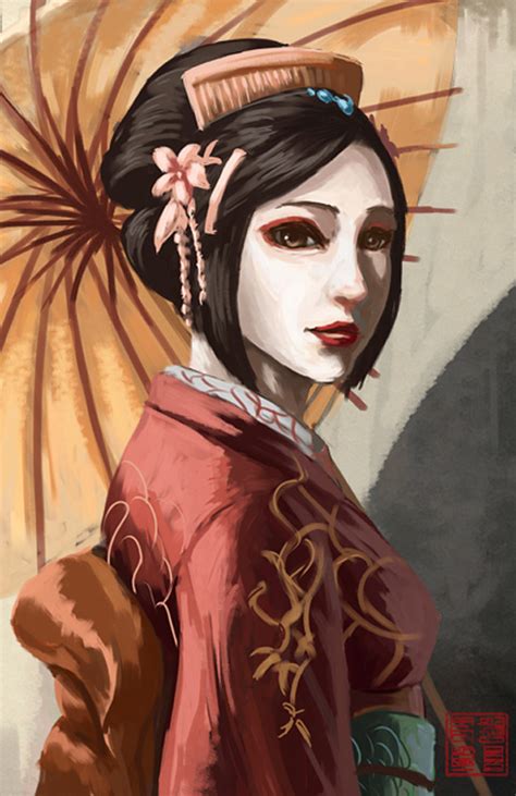 25 Beautiful Examples Of Geisha Artworks Naldz Graphics