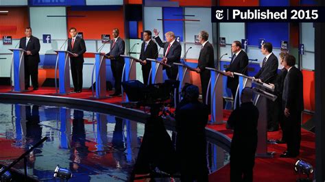 Rivals Jab At Donald Trump As Republican Debate Becomes Testy The New York Times