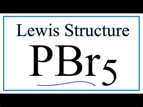 In some cases you can use dot instead a noun atom, when it comes to topics like fragment, smallest part of something. PBr5 Lewis Structure - How to Draw the Lewis Structure for ...