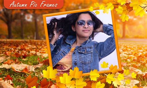 Autumn Facebook Profile Picture Frame Fall Leaves Photo Frame Profile Picture Frames For
