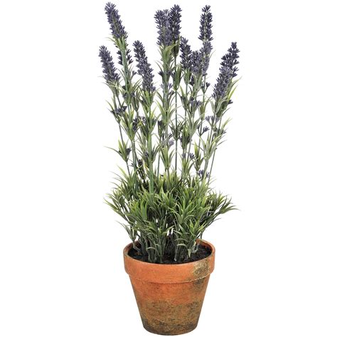 Large Lavender In Pot Artificial Plant Homesdirect365