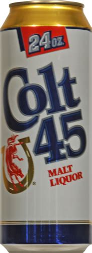 Colt 45 Malt Liquor Beer Single Can 24 Fl Oz Bakers