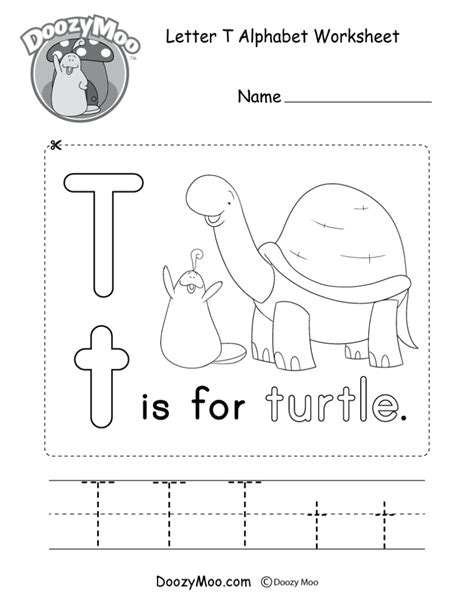 The letter t song and phonics song for kids! Doozy Moo's Alphabet Song + Free Printable Worksheets
