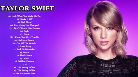Taylor Swift Greatest Hits Album Best Of Taylor Swift Collection Youtube