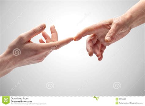 Hands Touching Royalty Free Stock Photography - Image: 17760637