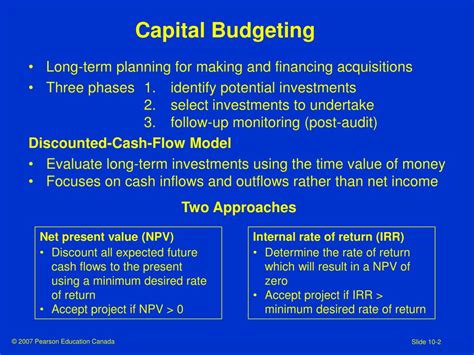 Ppt Capital Budgeting Decisions Powerpoint Presentation Free