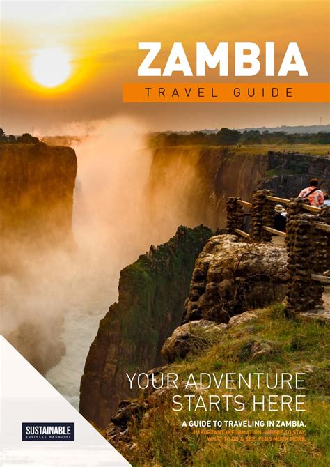 Zambia Travel Guide By Sustainable Business Magazine Issuu