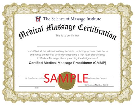 Science Of Massage Institute Certification Program In Medical Massage