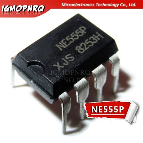 Electronic Components And Semiconductors 10pcs Ne555p Ne555 555 Sockets