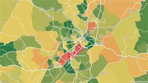 The Safest and Most Dangerous Places in Lynchburg City, VA: Crime Maps
